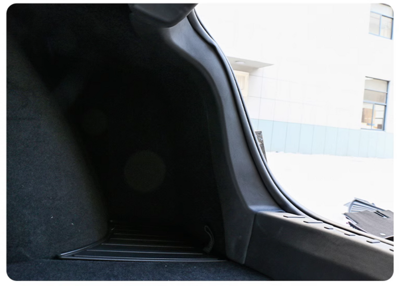 Dla Tesla Model 3 góralski 2024/2018-2023 bagażnik osłona płyty progowej zabezpieczenie przed ładowaniem bagażnika osłona wjazdu