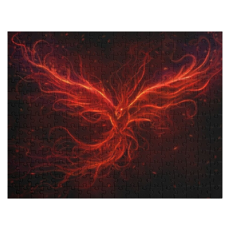 The Phoenix Rise Jigsaw Puzzle Wooden Puzzles Custom Wooden Gift Custom Gift Puzzle