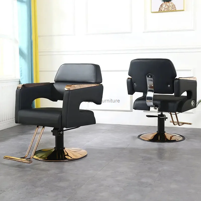 Женское парикмахерское кресло, роскошные модные парикмахерские кресла для парикмахерской, специальное парикмахерское кресло, кресло с подъемом для салона красоты