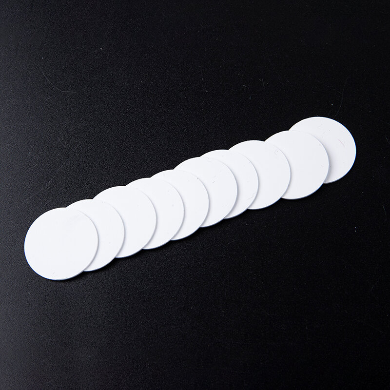 10Pcs NFC Ntag215 Coin TAG Key 13.56MHz NTAG 215 Card Label RFID Ultralight Tags Labels 25 Mm Diameter Round