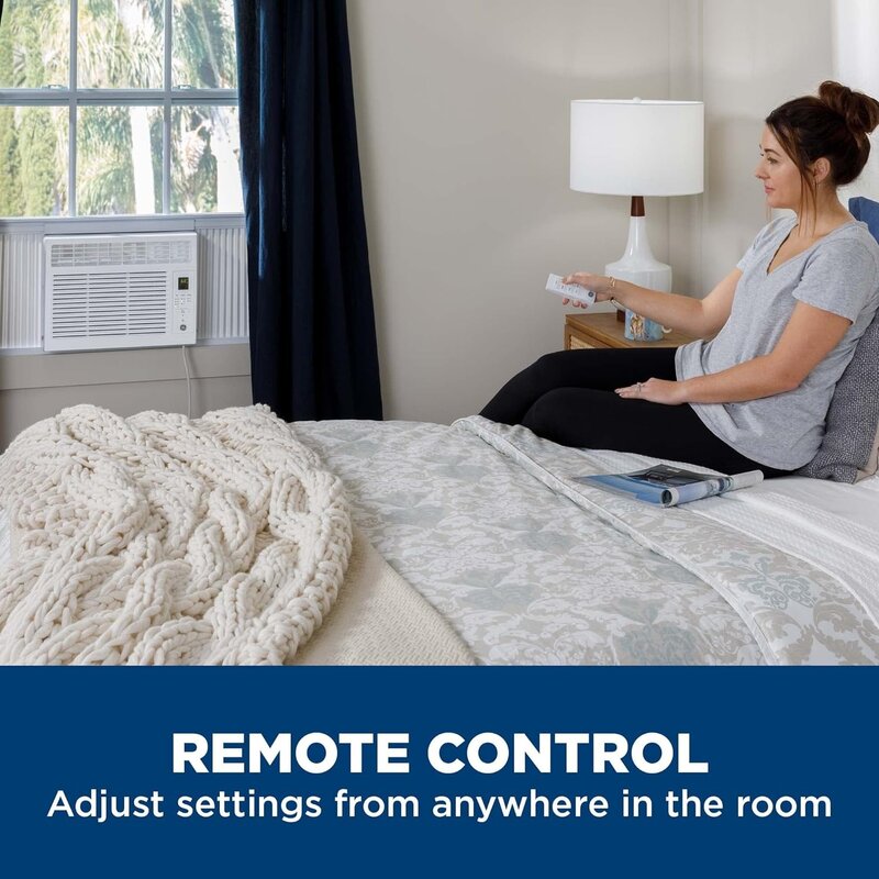 Electronic Window Air Conditioner, 5000 BTU, refrigeração eficiente para áreas menores como quartos e quartos, kit de fácil instalação