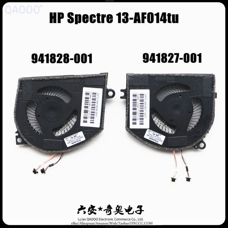 Ventilateur de refroidissement de processeur pour HP Spectre 13-af, EG50040S1-CA90-S9A, 941827, 001, 941828