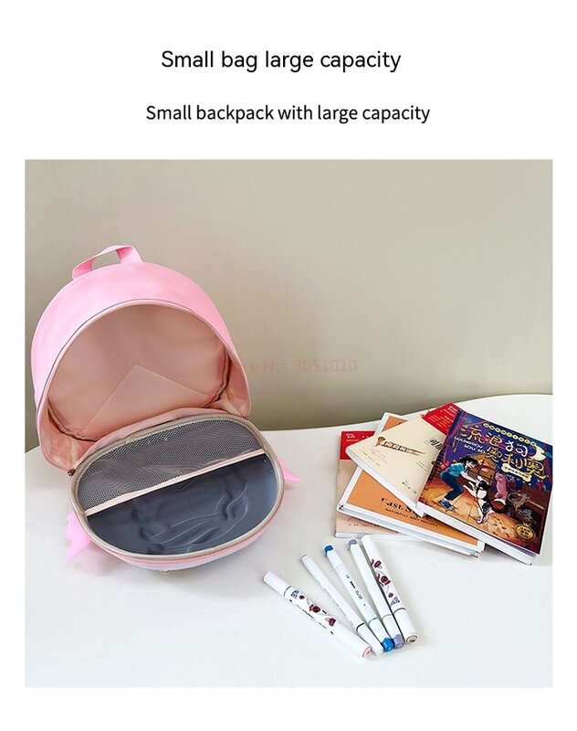 Новинка, школьный портфель Disney для детского сада, милая мультяшная сумка в виде яиц русалки, подарок на день рождения, детский удобный рюкзак.