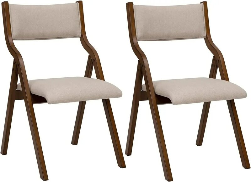 Modern Folding Chairs Folding Dining Room Chairs Set of 2, 18" Seat Height  Designer Chair  Dinning Chair