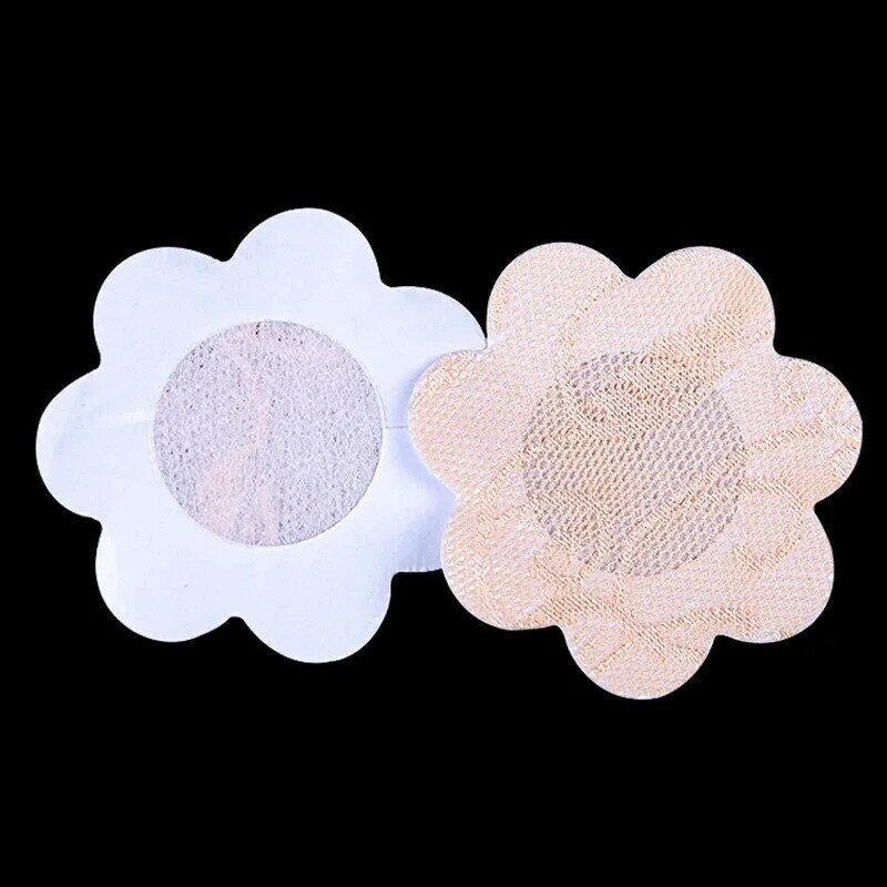 10 Pcs Women Invisible Sexy Lace  Breast Lift Tape Overlays on Bra Nipple Stickers Chest Stickers Bra Nipple Covers Accessories
