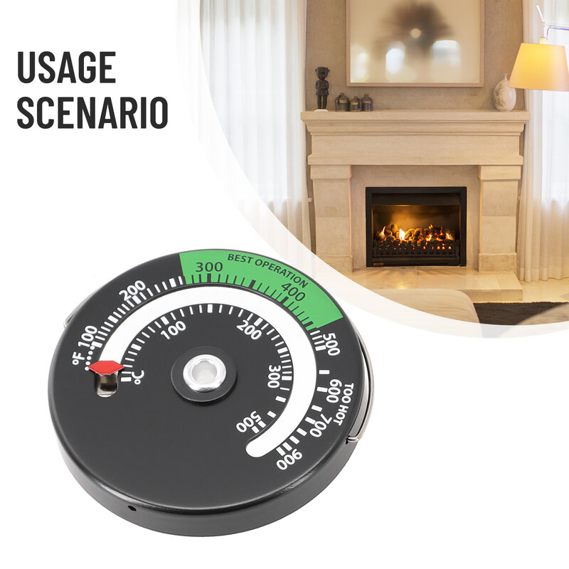 暖炉用の磁気暖炉温度計,薪,ログ,燃焼ストーブ,暖炉,扇風機