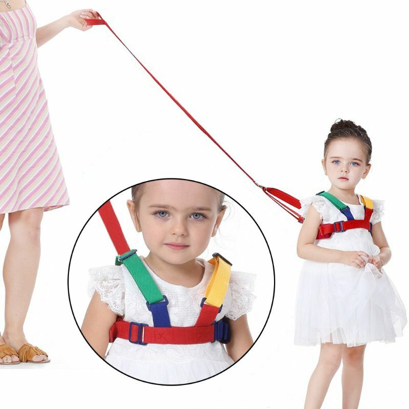 Anti Lost Wrist Link maluch smycz plecak chodzik dla dzieci plecak z paskiem do chodzenia lina regulowana uprząż
