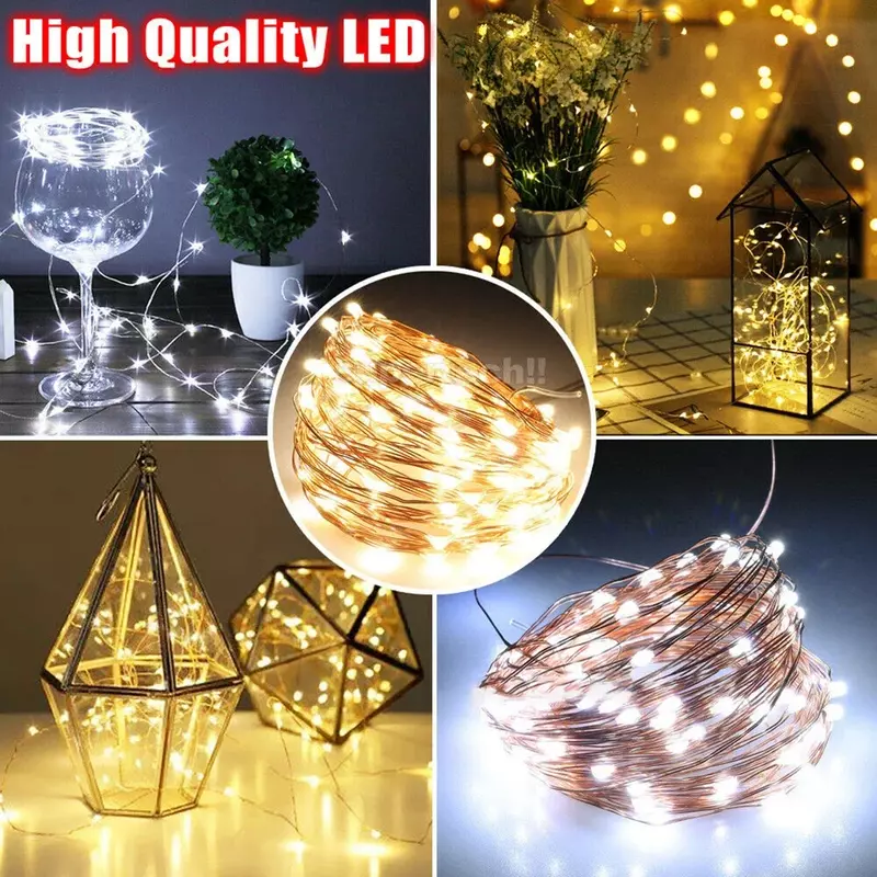 Deer LED String Light 10LED Battery Operated Reindeer Indoor Decoration For Home Christmas String Lights Outdoor Xmas Party