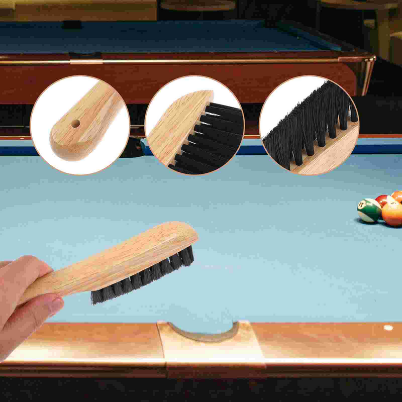 Billiard Cloth Brush Pool Table Sweeper Necessity Cue Side Accessories Felt Cleaner Wood Supply Billiards Cleaning