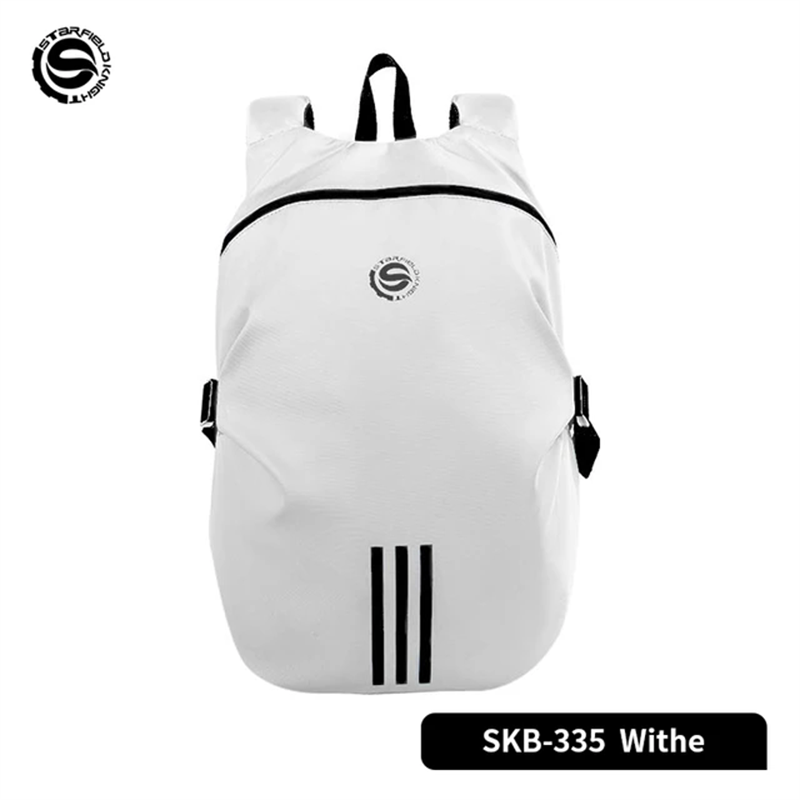 SFK mochila blanca multifuncional para montar en motocicleta, bolsa impermeable de alta capacidad para casco, logotipo de reflejo nocturno, viajes al aire libre