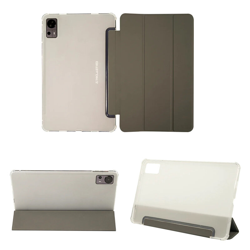 Smart Cover für Teclast T60 12 "Tablet Case Klapp ständer Pu Ledertaschen für Teclast T60 12 Zoll Flip Case TPU Backs hell
