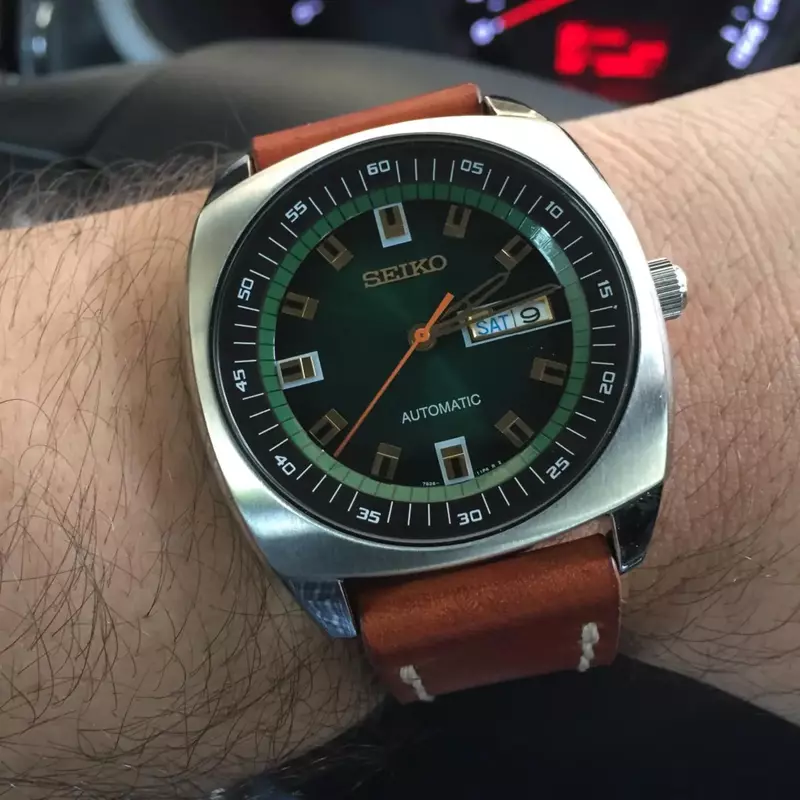 Original Seiko Uhr 5 Sport Herren Serie automatische wasserdichte Stahlband runde drehbare Quarz Armbanduhren snkm Uhren