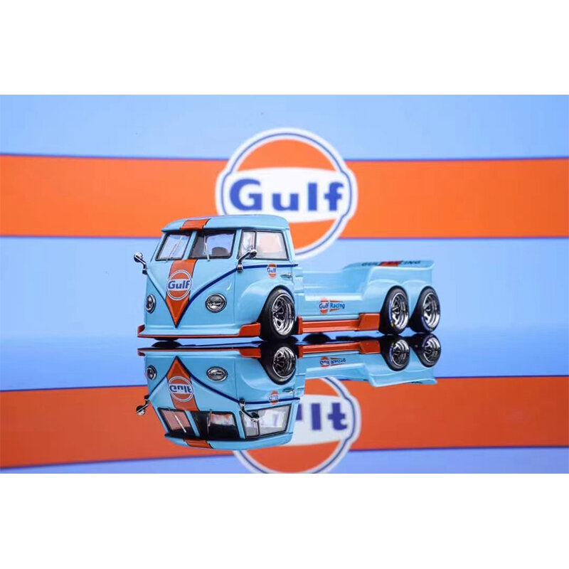 PreSale Liberty64 1:64 T1 TOW Trailer GULF Diecast Diorama Model Collection Miniature Toys