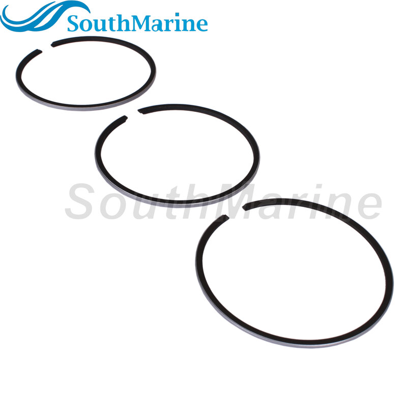 Boat Engine 6H4-11610-00 18-3960 STD Piston Ring for Yamaha 40HP 50HP, 67mm STD, 3 PCS