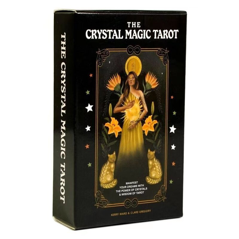 Tarô definido com a magia de cristal do cristal, 78 partes, que está sob o controle do destino, o que é bom para o tarô