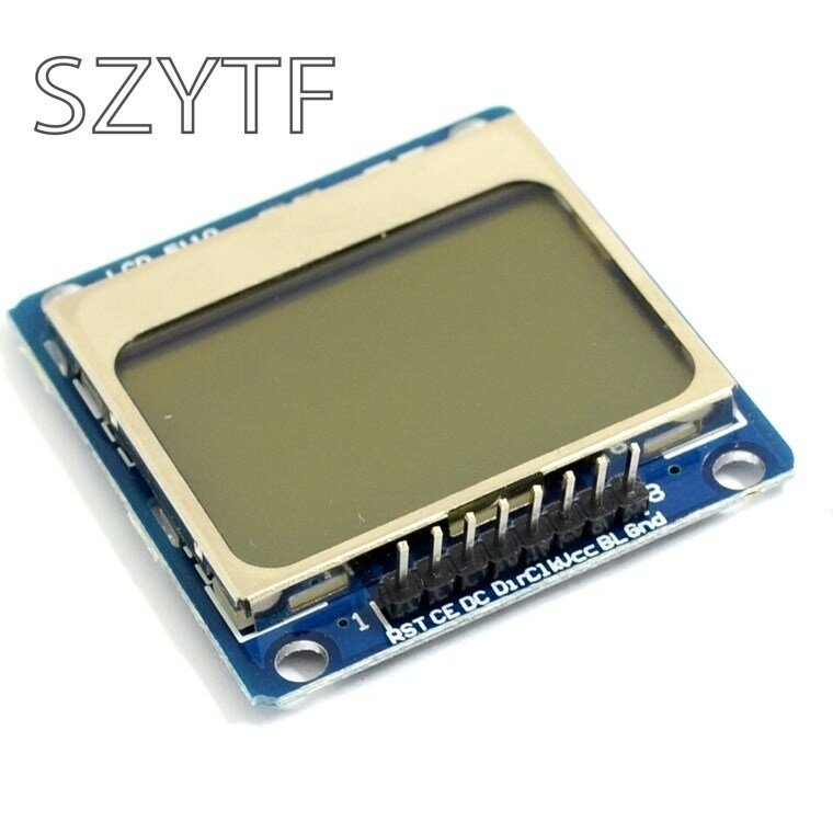Высокое качество 84x48 84x84 модуль ЖКД синий адаптер подсветки PCB 5110 для