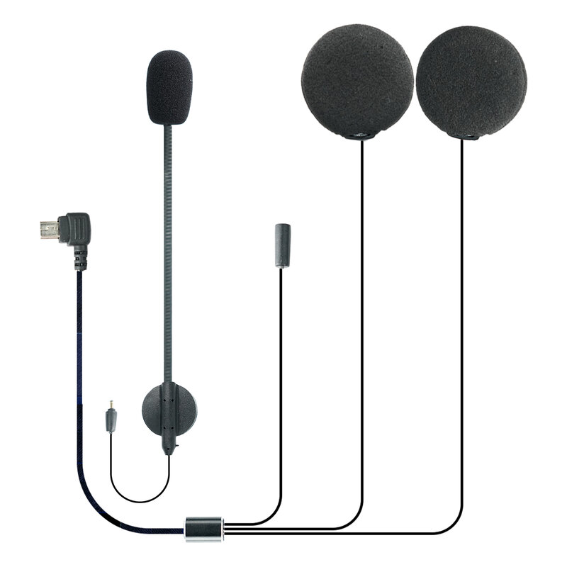 Fodsports-Microfone Alto-falante e fone de ouvido, adequado para FX8 AIR,FX8 PRO Capacete, Bluetooth Intercom Headset