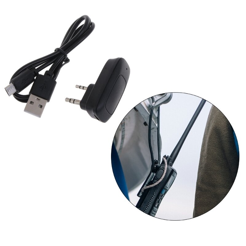 Walkie-écouteurs sans fil, mains libres, casque d'écoute, pour UV-5R BF480 BF-666S BF-777S BF-888S, Radio