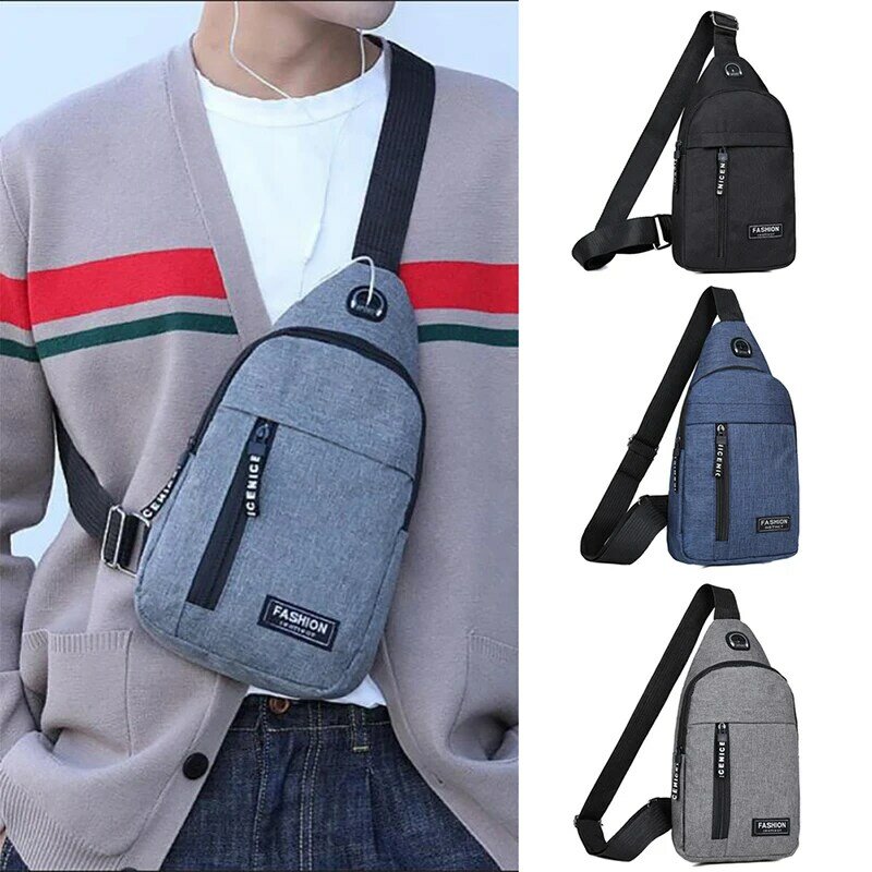 Herren Mode Multifunktions Umhängetasche Umhängetasche auf Schulter Reise Schulter tasche Pack Messenger Pack Brusttasche für Männer