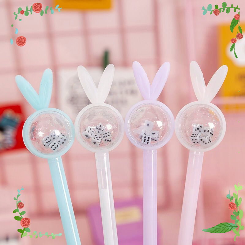 Wholesale Cute Mobile Sequined Gel Pens Set Needle Cartoon Kawaii Stationery Back To School