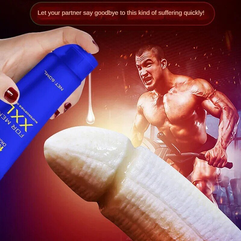 XXL Big Penis Strong Man crema per l'ingrandimento del pene Big Cock estensore del pene erezione Enhancer Gel aumentare la crescita olio prodotto del sesso