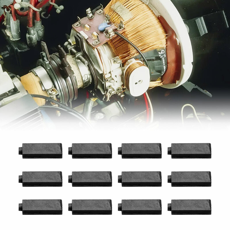 Motor de âncora elétrico cabelo secador, escovas de carbono, conjunto geral para motor de âncora, ferramenta elétrica, 4mm, 5mm x 17mm, 12pcs