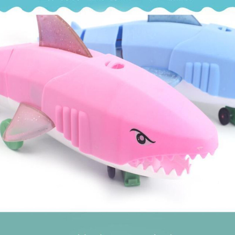 Dziecko 1 sztuka elektryczny rekin światło muzyka plastikowe zabawki Dropshipping spełnienie Drop Shipping
