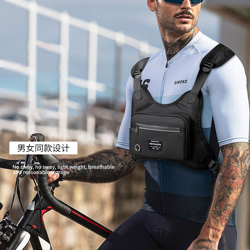 Borse pettorali Unisex Hip Hop Streetwear 2022 borsa per gilet tattico con Design di marca New Tide borsa multifunzione in Nylon di alta qualità