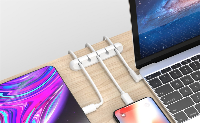 Cable Clips, Cord Organizer Cable Management, Cable Organizers USB Cable Holder Wire Organizer Cord Clips, Cord Holder for Desk
