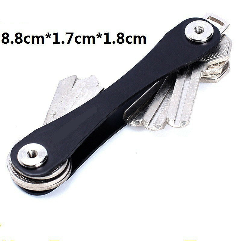 Aluminum alloy key clip outdoor EDC tool metal key organizer carteras organigastos key chain luxury pouch key organizer holder