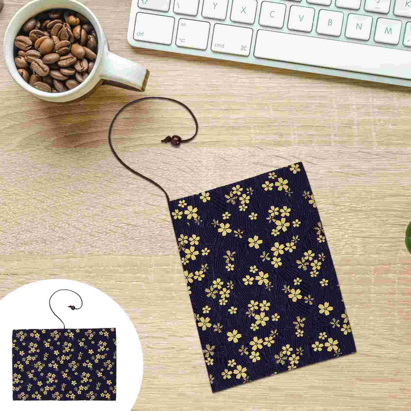 Чехол-книжка ручной работы, тканевый чехол-книжка с цветочным узором для дневника и бумажников