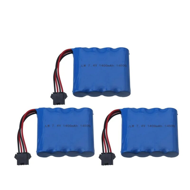 7.4V 1400mAh 2S Lipo Battery For DE36W 1:16RC Off-Road 4WD High-Speed Climbing Drift Racing toy accessories