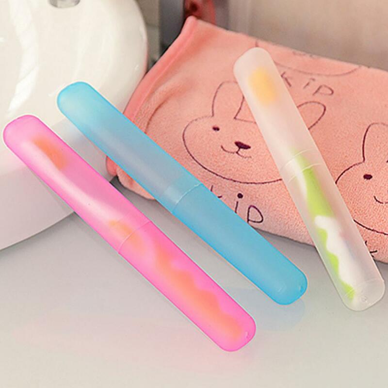 Portable Travel Hiking Camping Toothbrush Holder Case Tube Protect Cover Box Toothbrush Storage Organizer Case