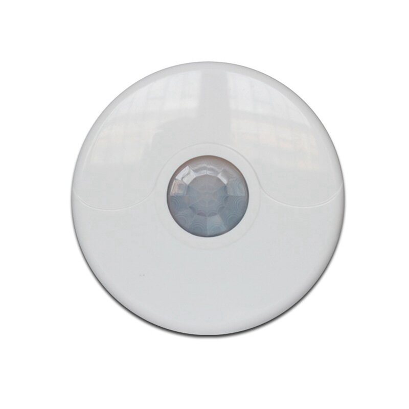 1 Piece 433MHZ Indoor Wireless Ceiling Infrared Detection Alarm As Shown ABS Living Room Office Anti-Intrusion Alarms