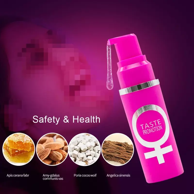 Women drop gel spray to enhance women spray