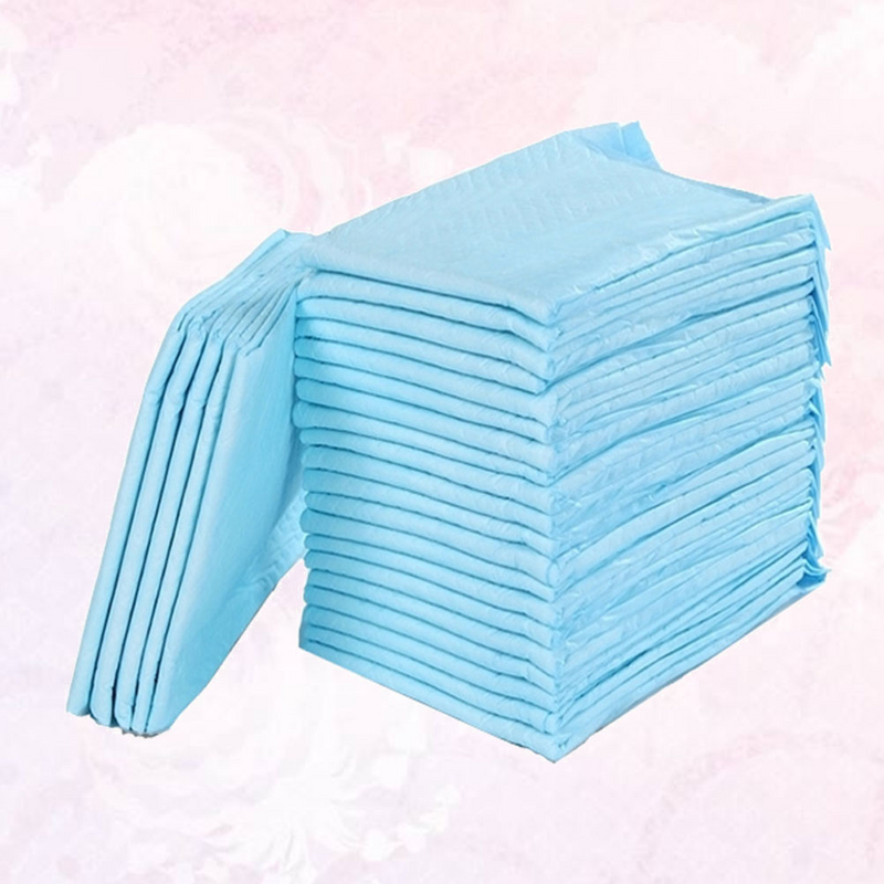 Almohadillas para incontinencia en la cama, almohadilla para el tabique de adultos, esterilla de absorción urinaria, 20 piezas de absorción de agua, 45x33cm