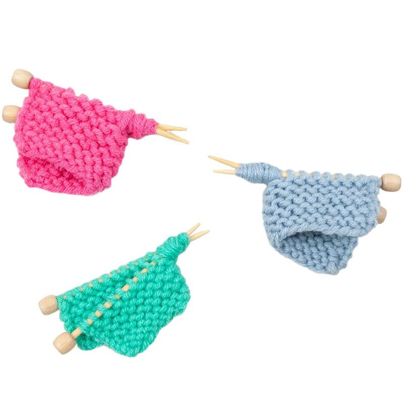 20Pcs Weaving Marking Needles Bamboo Marking Pins Smooth Single Pointed Knitting Needles Crochet Tools for DIY Craft