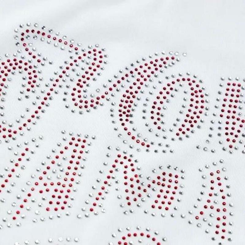 Y2k topy nadrukowane litery Rhinestone podkoszulki moda lato Y2k Streetwear koszulki w stylu Harajuku 2023 kobiet ubrania kobiet T-shirt tees