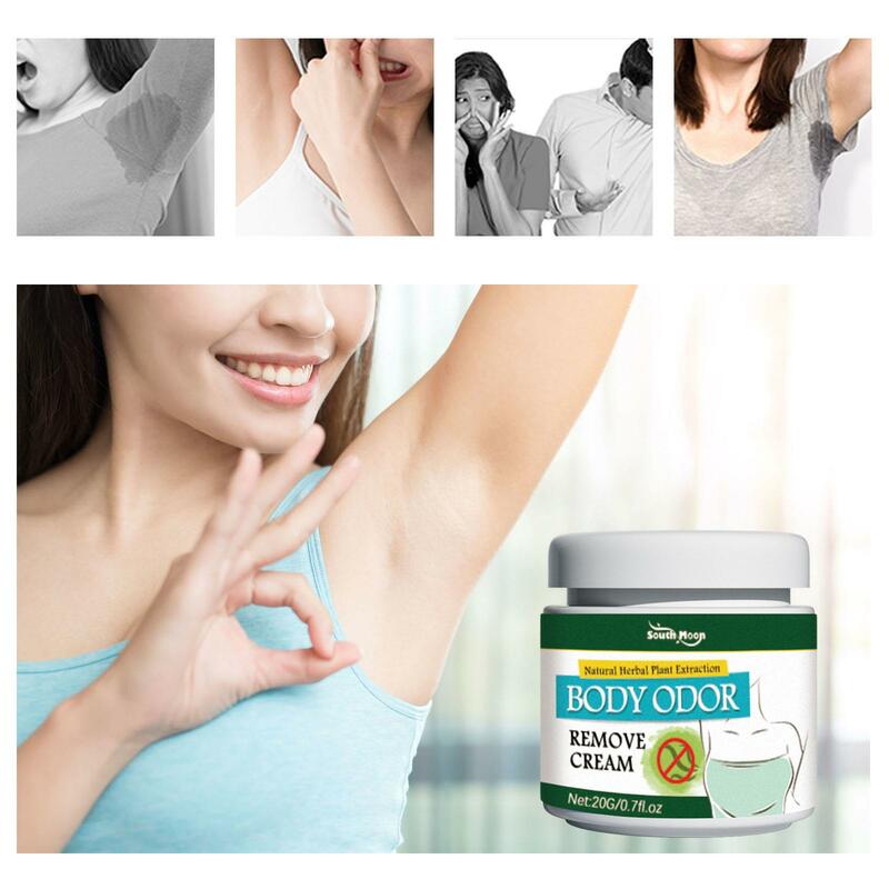 20g Underarm Odor Removal Cream Sweat Deodor Cream Refreshing Antiperspirant Removes Armpit Odor Lasting Aroma Deodorant New
