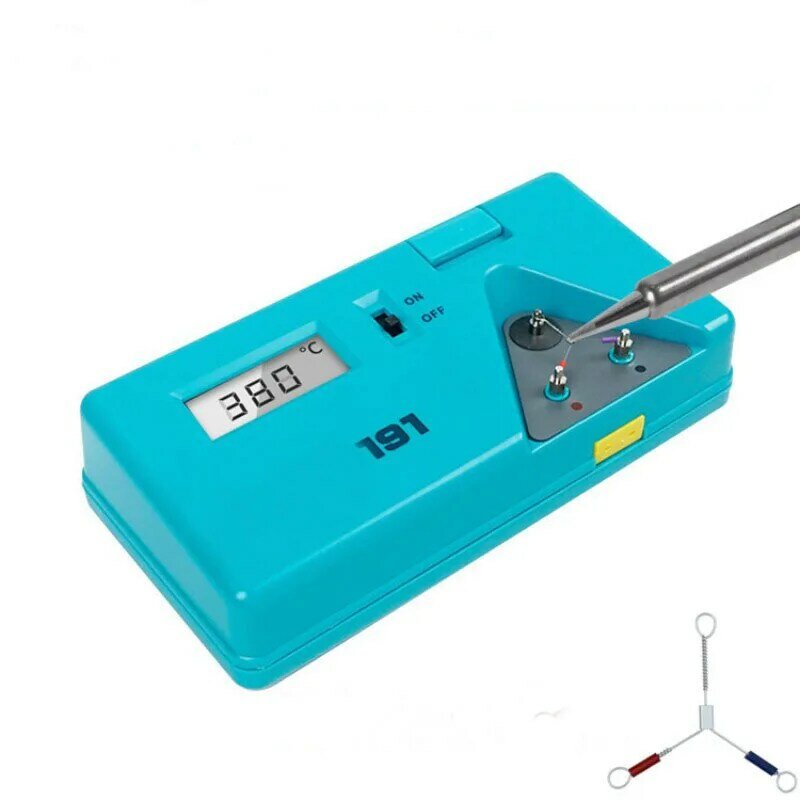 Probador de temperatura de hierro para soldadura, termómetro electrónico con pantalla Digital, estación de soldadura eléctrica, termómetro de horno de estaño