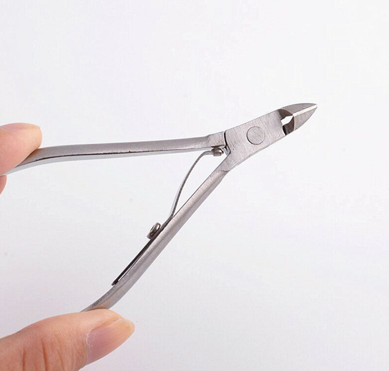 Venda quente unha toenail cutícula nipper aparar aço inoxidável cortador de tosquiadeira de unhas cutícula tesoura alicate manicure ferramenta