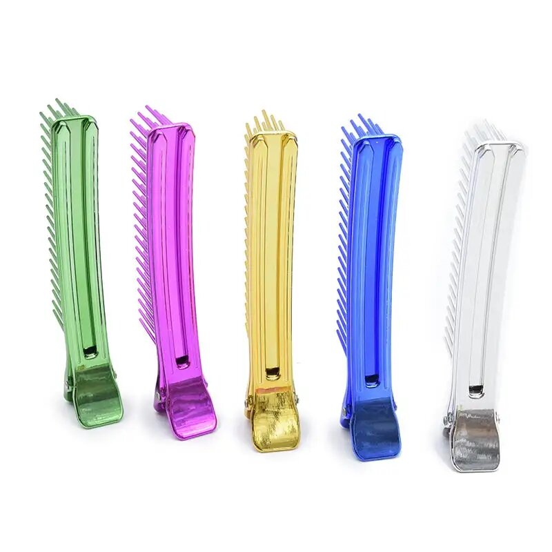 1/2pcs Professional Sectioning Clips Clamps Hairdressing Salon Hair Grip Crocodile Hairdressing Hair Style Barbers Clips Cutting