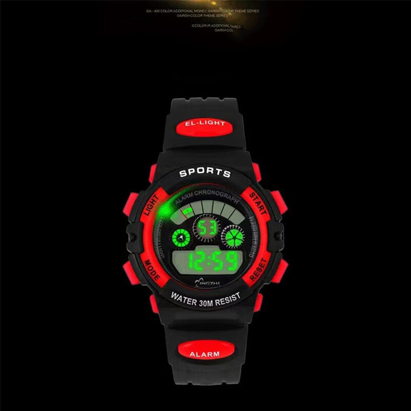 Children's Electronic Watches Kids Waterproof LED Digital Sports Watches for Boys Girls Creative Luminous Alarm Clock Gift