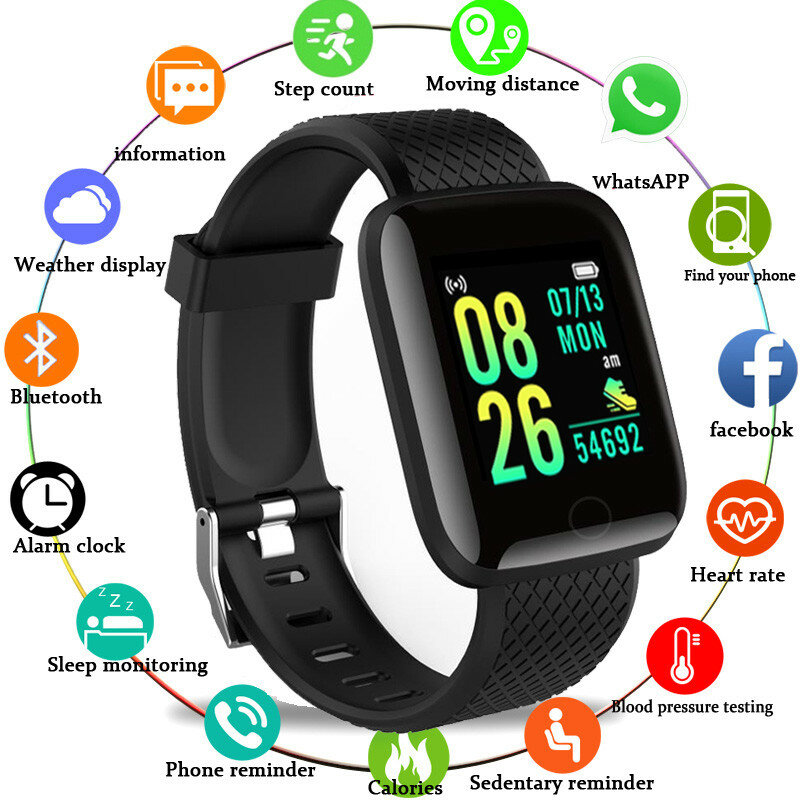 Nieuwe Smart Watch Kids Kinderen Smartwatch Voor Meisjes Jongens Fitness Tracker Elektronica Smart Clock Sport Jongens Meisjes Horloge Relojes