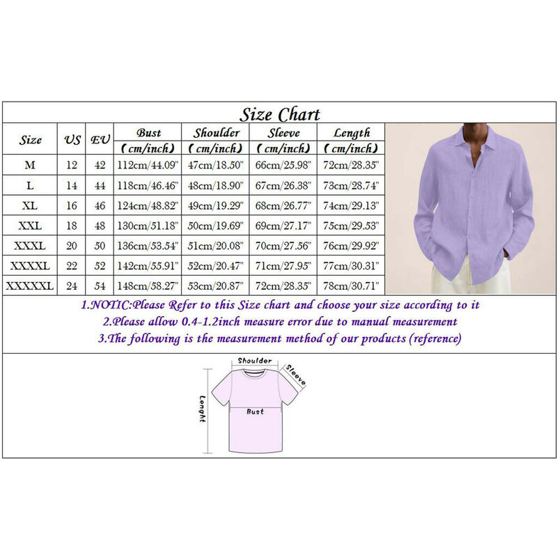 Blusa holgada de lino y algodón para hombre, camisa de manga corta con cuello vuelto y botones, talla grande, S-5XL verano