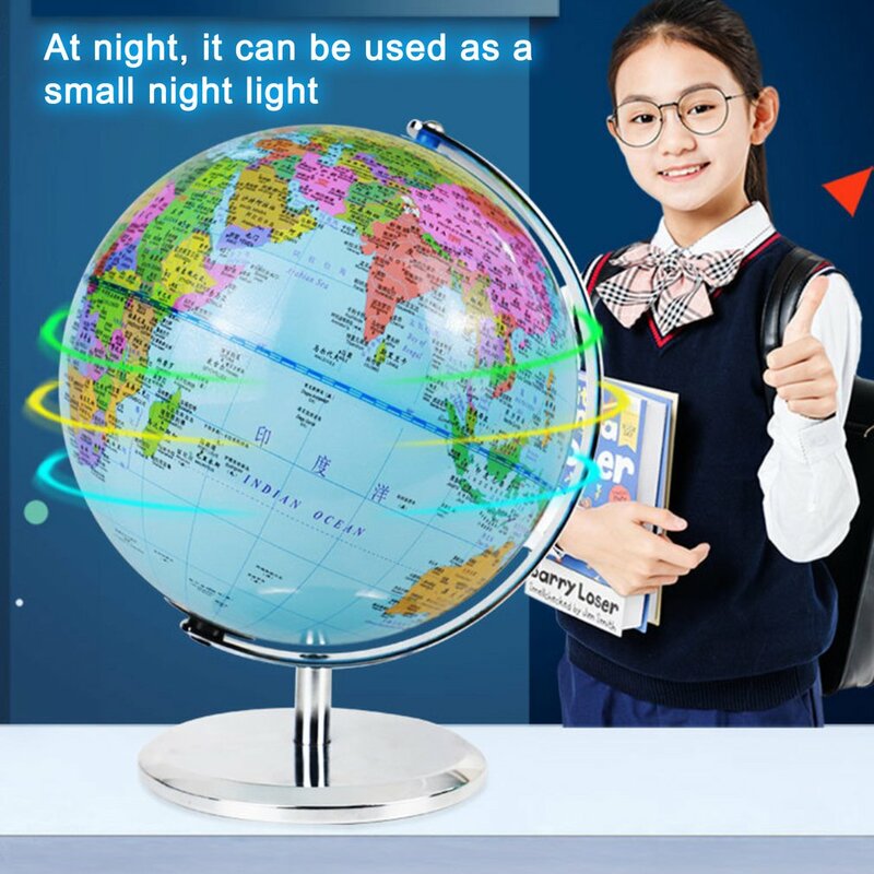 Globo del mundo inteligente 3 en 1 para niños, juguete interactivo de realidad aumentada AR para explorar, iluminado, juguetes de aprendizaje