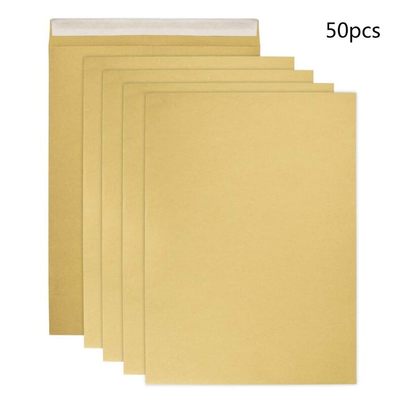 50Pcs Brown Envelopes for