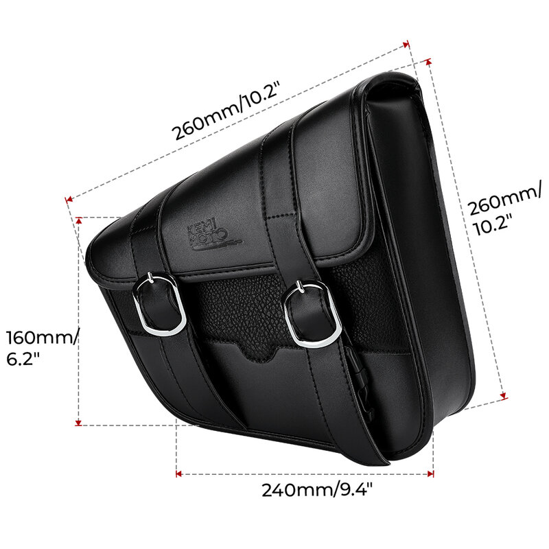 Motorcycle Saddlebag Swingarm Bags Side Tool Bags for Sportster Street 750 Iron 883 Waterproof Synthetic Leather Storage Bags