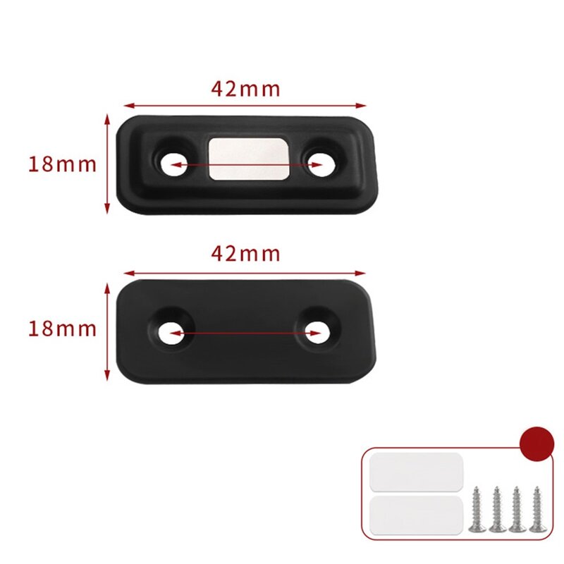 Magnetic Patch Non Punching Sliding Door Wardrobe Door Suction Drawer Patch Small Magnet Strong Magnetic Buckle Fixing Device