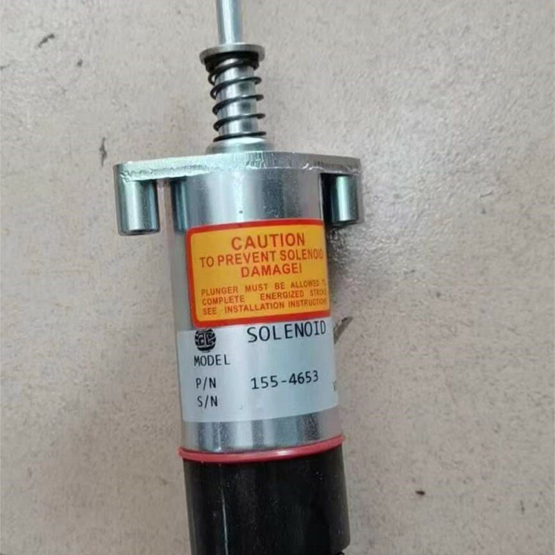 12V 24V 155-4653 155-4654 flameout solenoid valve switch for CAT Caterpillar E330B E330 E330C E325D E329D E330D excavators